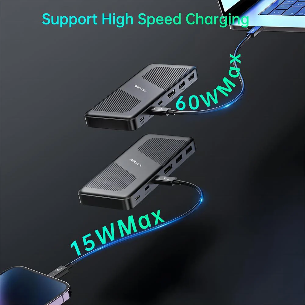 Acasis 11-in-1 USB 4 Docking Station for Mac & Windows - Image 5