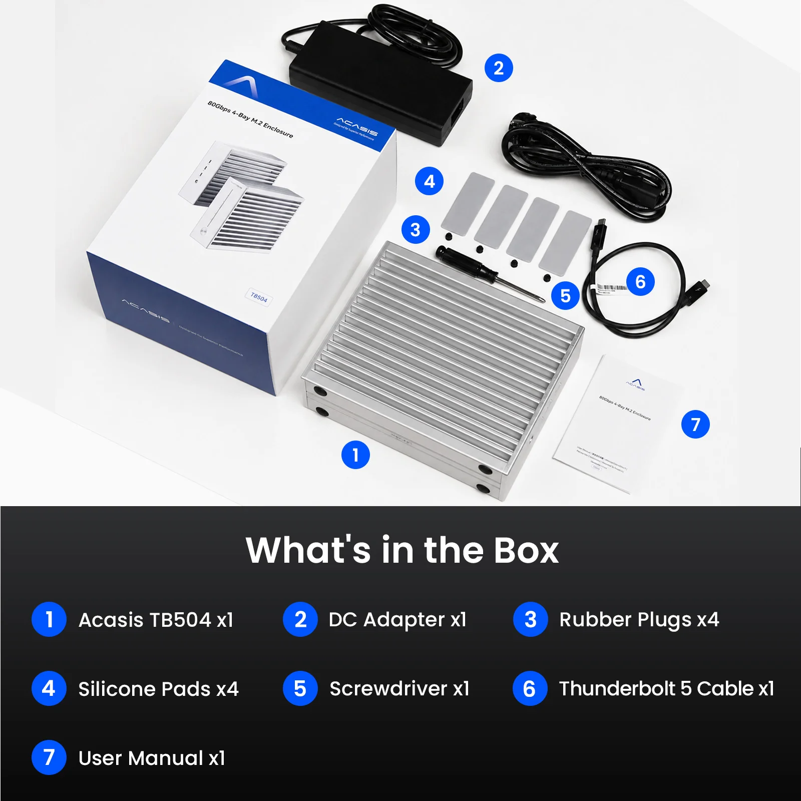 Acasis 80Gbps Pro Storage, Built for Al and Creative Work - Image 8